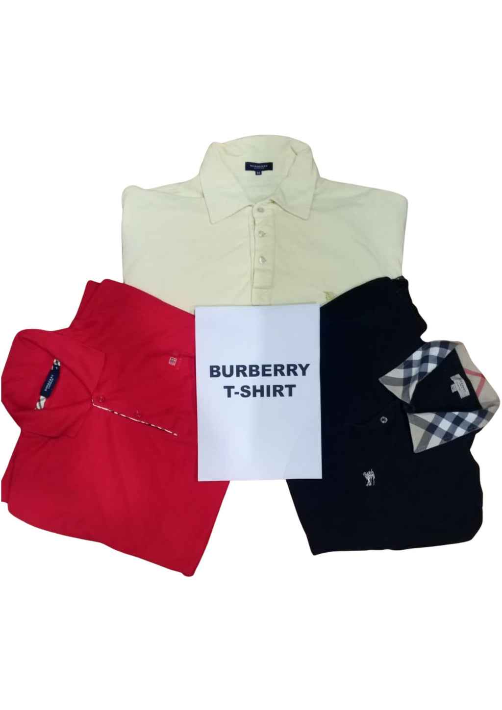 20x BURBERRY T-SHIRTS MIX