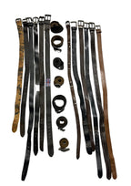50x Leather Belts Mix