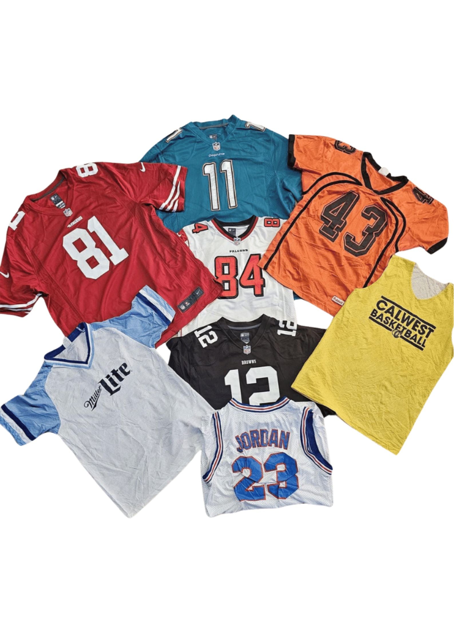 50x NFL NHL Jerseys Mix