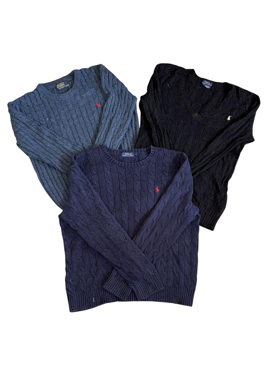 50x POLO CABLE SWEATERS