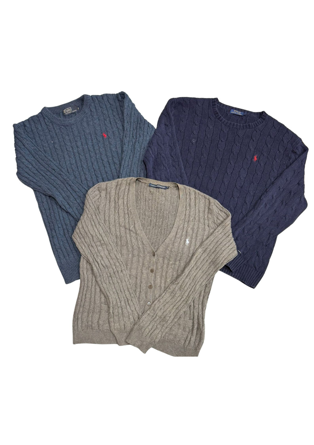 50x POLO CABLE SWEATERS