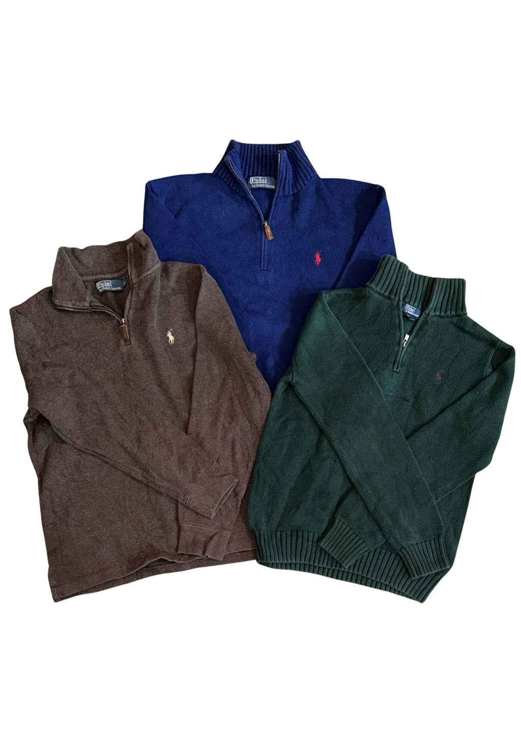 50x POLO HALF ZIP SWEATERS