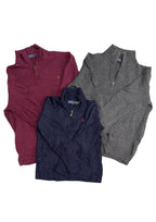 50x POLO HALF ZIP SWEATERS
