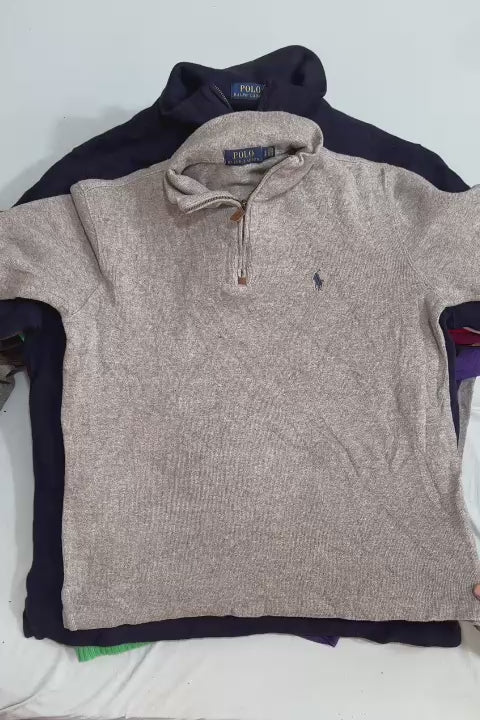 50x POLO HALF ZIP SWEATERS