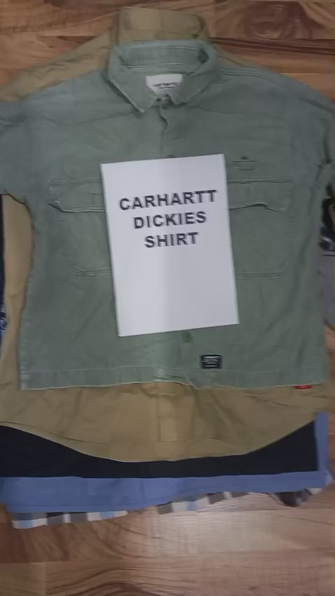 20x CARHARTT DICKIES SHIRTS MIX